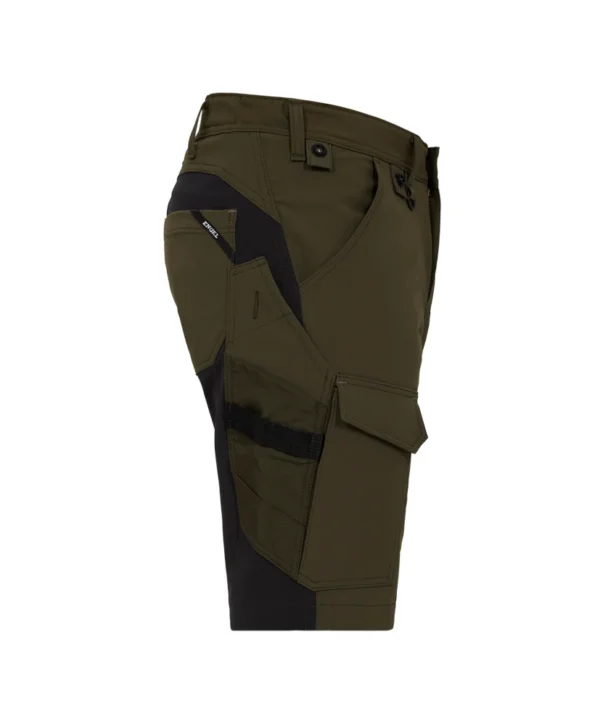 Engel Entire Werkshorts met 4-Way stretch | Bosgroen/zwart