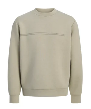 Jack & Jones Sweater Fusion Vetiver voor Jack & Jones sweater Fusion Scuba | Groen